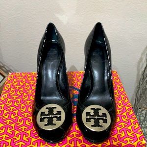 Tory Burch Claire Open Toe Wedge